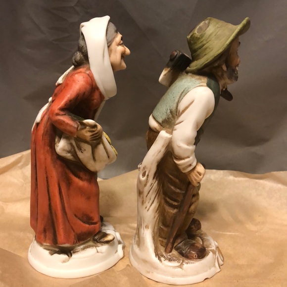 Vintage NAPCOWARE Old Man & Old Women - Picture 4 of 12